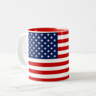 Mug USA Flag ツートーンマグカップ