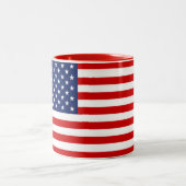 Mug USA Flag ツートーンマグカップ (中央)
