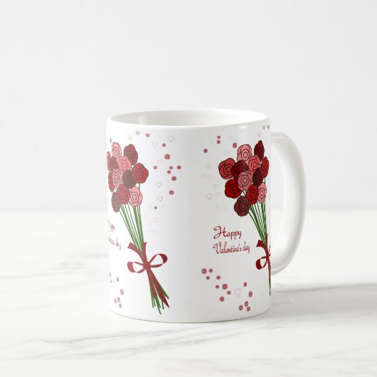 Mug Valentine's Day コーヒーマグカップ (正面右)