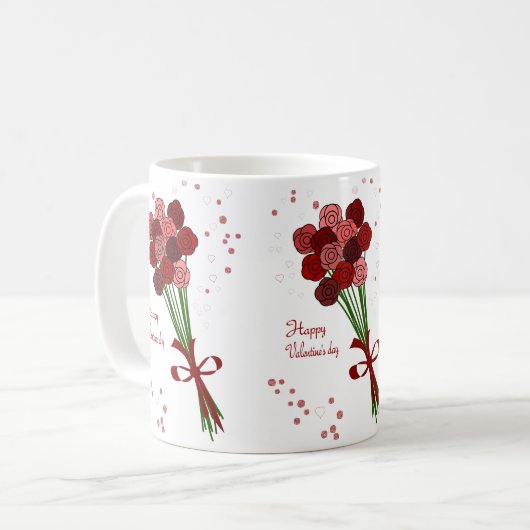 Mug Valentine's Day コーヒーマグカップ (正面左)