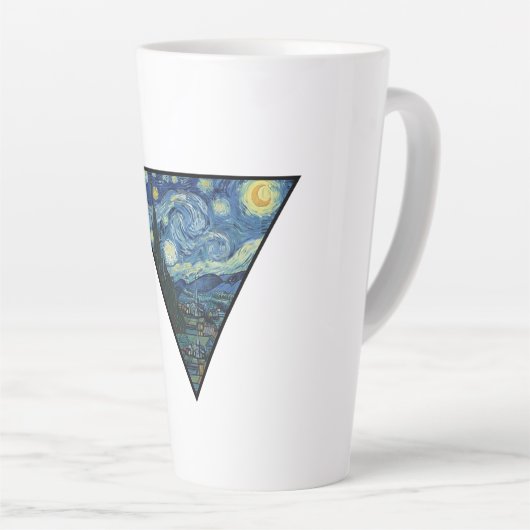 Mug Van Gogh Art Design  カフェラテマグ (右アングル)