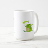 Mug vert  dinausore  コーヒーマグカップ (正面右)