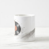 mug vinyle , café, thé, cadeau コーヒーマグカップ (中央)