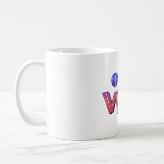 Mug Voices 1 side printed. 325 ml. コーヒーマグカップ (左)