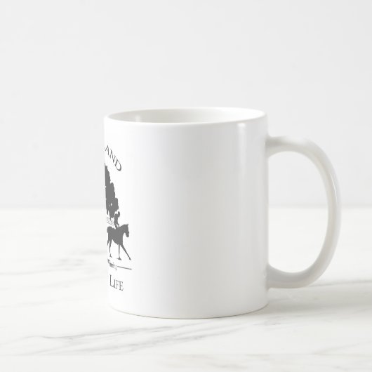 Mug w/ Blk & whtメリーランド&カントリーライフロゴ コーヒーマグカップ (右)