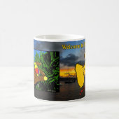 Mug : Welcome to Guadeloupe. コーヒーマグカップ (中央)