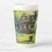  Mug -Where Flowers Bloom, So Does Hope –  カフェラテマグ (正面)