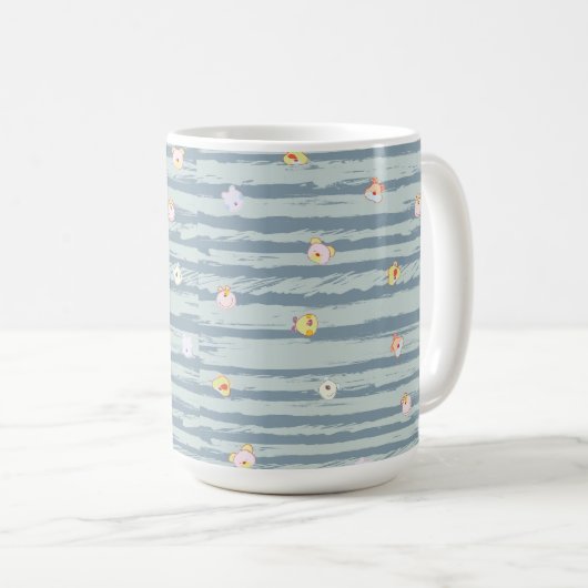 Mug – Whimsy Faces コーヒーマグカップ (正面右)