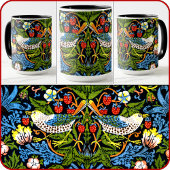 MUG - William Morris - "Strawberry Thief" マグカップ