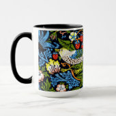 MUG - William Morris - "Strawberry Thief" マグカップ (左)
