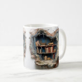 mug with a book design コーヒーマグカップ (正面右)