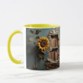 Mug with a book design マグカップ (左)