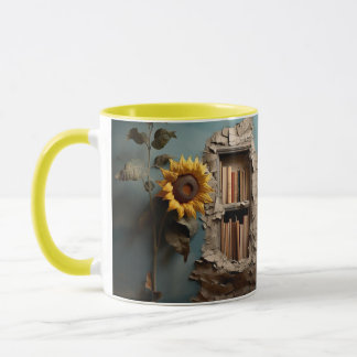 Mug with a book design マグカップ