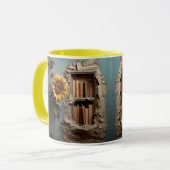 Mug with a book design マグカップ (正面左)