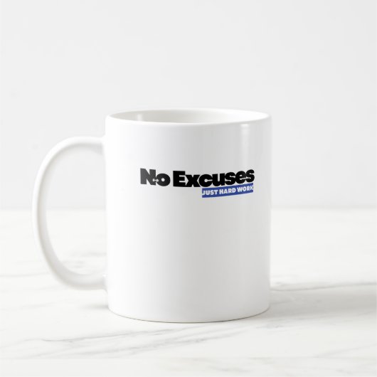 Mug with a motivational quote  コーヒーマグカップ (左)