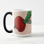 Mug with a radish design モーフィングマグカップ (左)