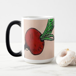 Mug with a radish design モーフィングマグカップ