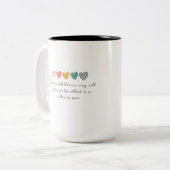 MUG WITH A SIMPLY AND BEAUTIFUL WORDS ツートーンマグカップ (正面左)