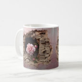 Mug with book design コーヒーマグカップ (正面左)