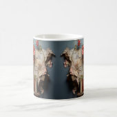 Mug with book design コーヒーマグカップ (中央)