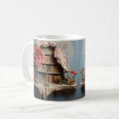 Mug with book design コーヒーマグカップ (正面左)
