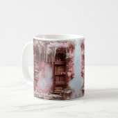 Mug with book design コーヒーマグカップ (正面左)