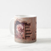 Mug with book design コーヒーマグカップ (正面左)