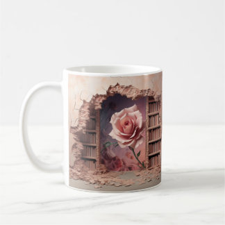 Mug with book design コーヒーマグカップ