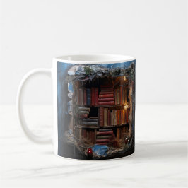 Mug with book design コーヒーマグカップ