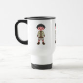 mug with cartoon character boy トラベルマグ (左)