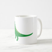 Mug with cartoon T-Rex コーヒーマグカップ (正面右)