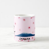 Mug with cherry blossoms and Mt. Fuji コーヒーマグカップ (中央)