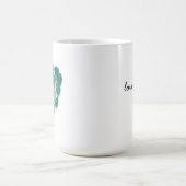 Mug with coastal theme sea glass コーヒーマグカップ (中央)