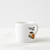 Mug with coffee and toast illustration エスプレッソカップ (正面右)