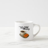 Mug with coffee and toast illustration エスプレッソカップ (右)
