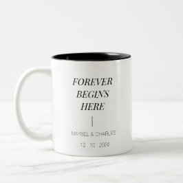 Mug with Customizable Photo ツートーンマグカップ
