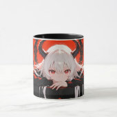 Mug with demonic anime girl マグカップ (中央)