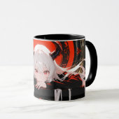 Mug with demonic anime girl マグカップ (正面右)