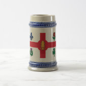 Mug with Flag of Montreal, Canada ビールジョッキ (中央)
