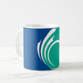 Mug with Flag of Ottawa, Canada コーヒーマグカップ (正面左)