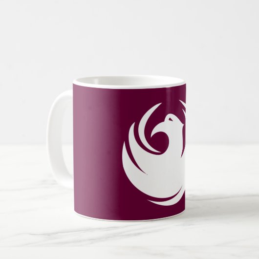 Mug with Flag of Phoenix City, Arizona コーヒーマグカップ (正面左)