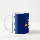 Mug with Flag of Quebec City, Canada コーヒーマグカップ (左)
