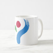 Mug with Flag of Seoul, South Korea コーヒーマグカップ (正面右)