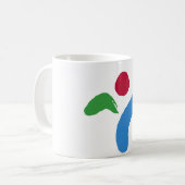 Mug with Flag of Seoul, South Korea コーヒーマグカップ (正面左)