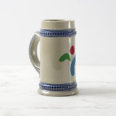 Mug with Flag of Seoul, South Korea ビールジョッキ (正面左)