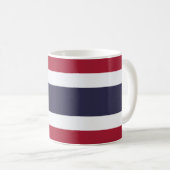 Mug with Flag of Thailand コーヒーマグカップ (正面右)