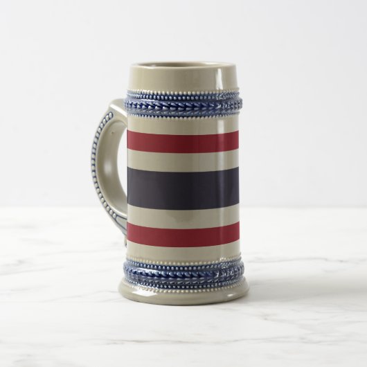 Mug with Flag of Thailand ビールジョッキ (正面左)