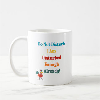 Mug with funny colorful quote and picture. コーヒーマグカップ