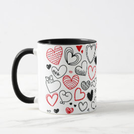 Mug with hearts as a gift for mum マグカップ