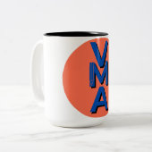 mug with logo ツートーンマグカップ (正面左)